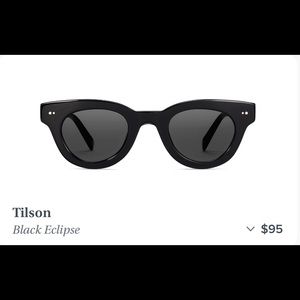 Warby Parker Tilson Sunglasses in Black Eclipse